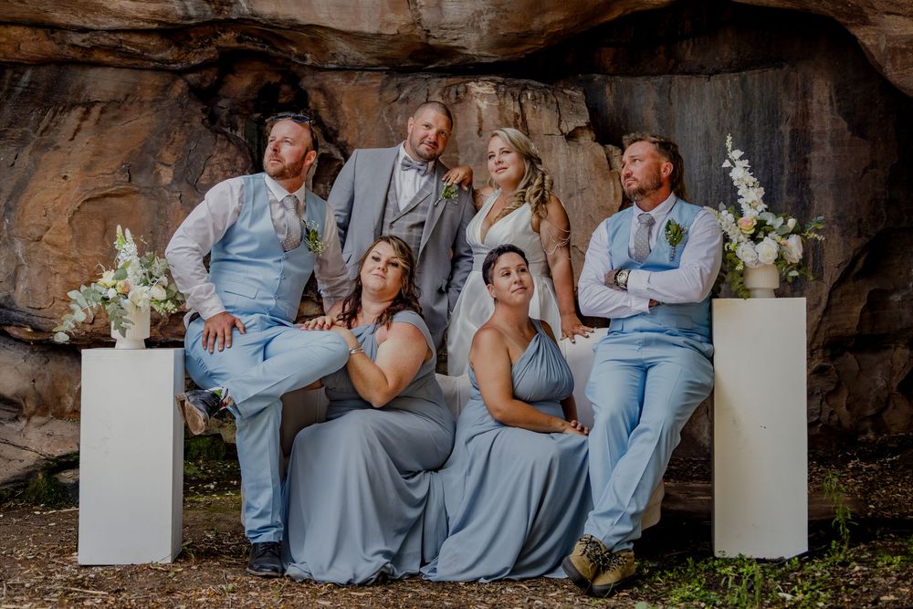 Bridal party portrait
